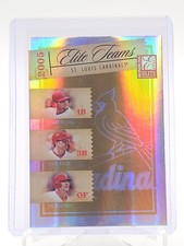 PUJOLS/ROLEN/EDMONDS 2005 DONRUSS ELITE TEAMS #ET-2 CARDINALS /100 Q6990