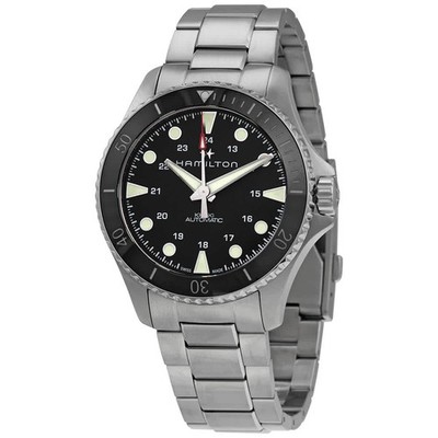 Hamilton Khaki Navy Scuba Automatic Black Dial Men's Watch H82515130