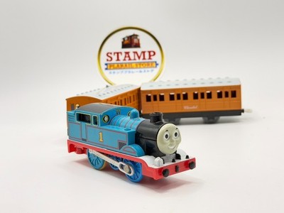 RARE! Tomy Trackmaster Plarail Original Color Steam Along Thomas the Tank Engine
