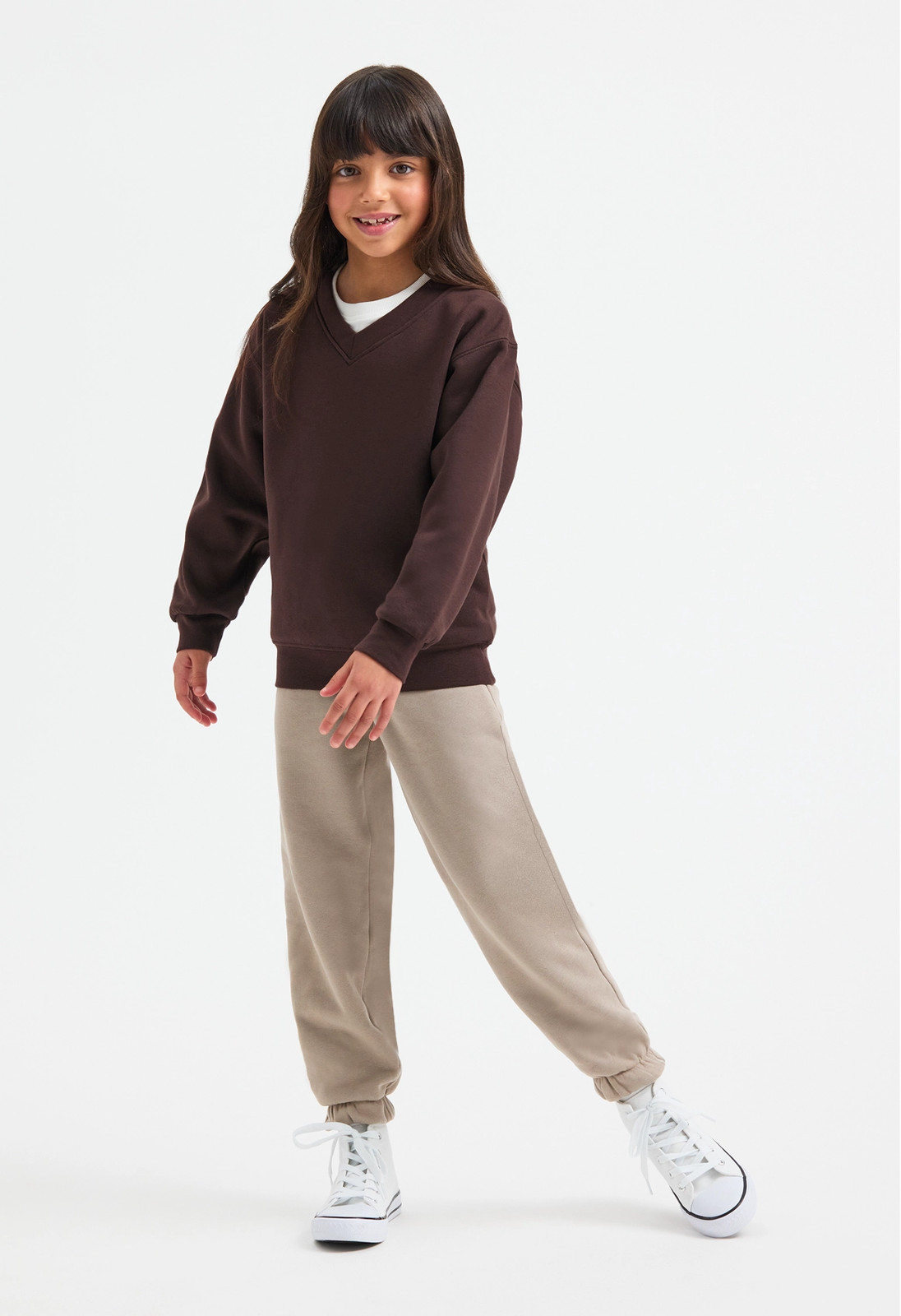 UNEEK Kids V-Neck Jumper - Boys Girls Warm School Uniform Sweatshirt - 2 for £15 image 6