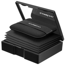 Makeup Blotting Paper with Powder, Black Magnet Blotting Sheet for Oily  Com...