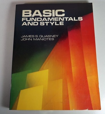 Basic Fundamentals and Style - Computer Science Book with Flowchart Template
