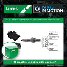 Lambda Sensor fits VAUXHALL ZAFIRA A, B 1.6 Pre Cat 99 to 14 Z16XE Oxygen Lucas