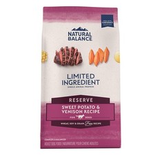 Natural Balance LID Venison Sweet Potato Dog Food 12 Pound Grain Free