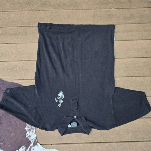 Polo VINTAGE Bugs Bunny uomo XXL nera Warner Bros studio negozio dipendente - Foto 2 di 6