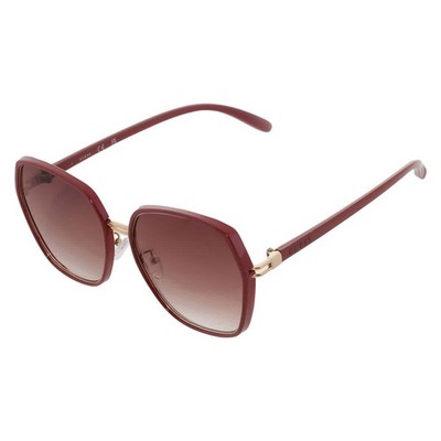 Guess Factory Brown Butterfly Ladies Sunglasses GF0407 66F 