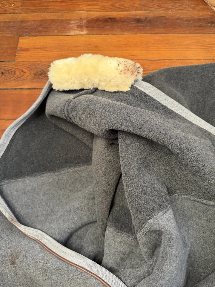 Enfriador polar gris de dos tonos pesado KY Horsewear 78" Foto 4 de 4