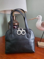 Salvatore Ferragamo Gancini Mini Satchel Blac...