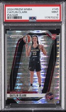 2024 PANINI PRIZM WNBA PULSAR #145 CAITLIN CLARK 261/499 PSA 9