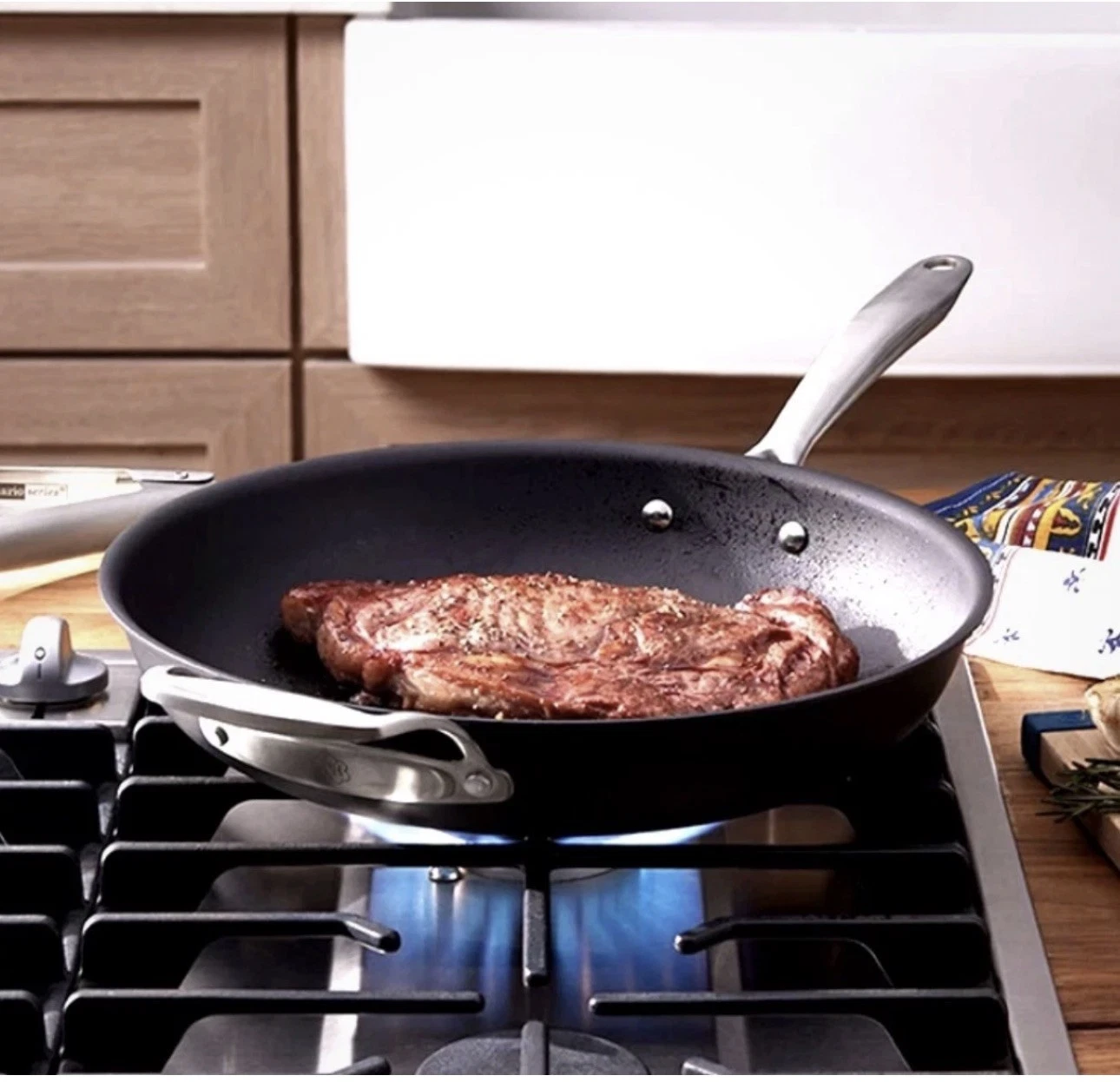 Princess House Carbon Steel Cast iron Skillet 12" * Sarten de 12" (10901) NEW!!!