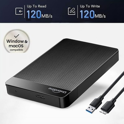Externe Festplatte Tragbare 1TB 2TB 4TB HDD 2.5'' USB 3.0 Desktop PC Backup Drive