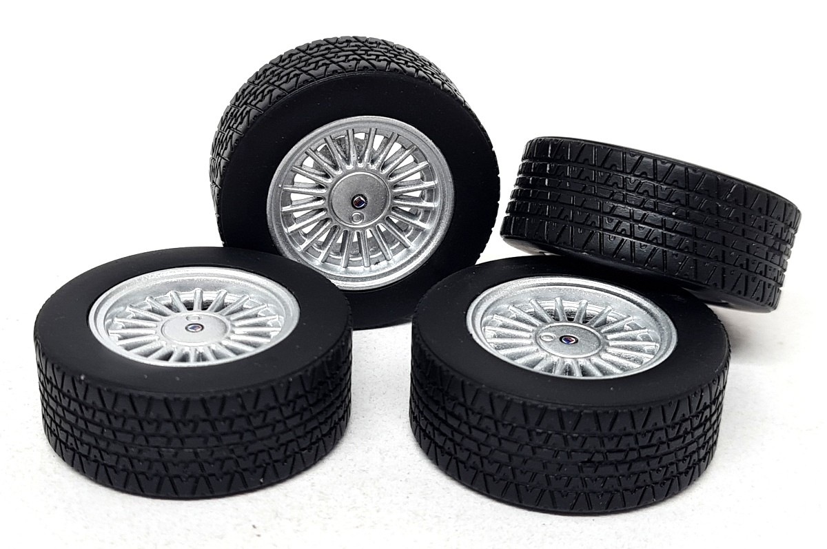 KK 1/18 Scale - 4x Alpina Wheels & Tyres 16"" For model car Modify etc
