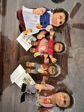 Adorable Vintage Steiff Hedgehog Family Mecki, Micki Macki Mucki