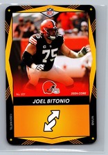 2024 UNO Elite Core Edition - Yellow #021 Joel Bitonio Cleveland Browns
