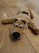 Scooby Doo Soft Plush Toy Beanie Laying Down 10”