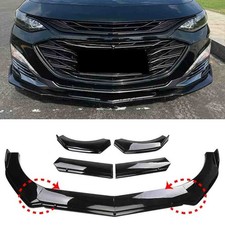 For Chevrolet Impala Front Bumper Lip Chin Spoiler Splitter Body Kitglossy Black