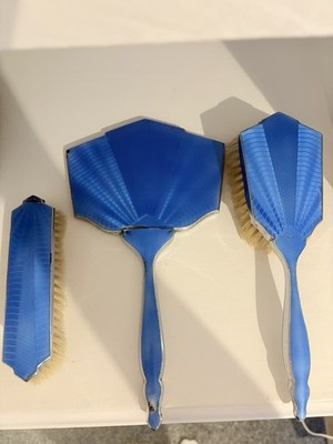 Art Deco Stil Vintage dreiteiliges Schminktisch Waschtisch Set.