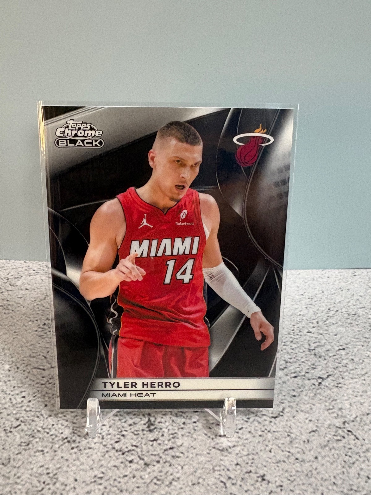 2026 Topps Chrome Black Tyler Herro #36 Miami Heat