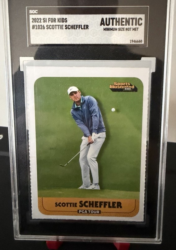 2022 Sports Illustrated for Kids Series 5 Scottie Scheffler #1026 Rookie RC