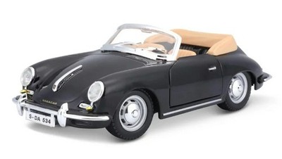 自動車 Bburago Porsche 356 B Cabriolet (1961) 1961 Porsche 356 356B Cabriolet 1/24 Scale Diecast Model Bburago