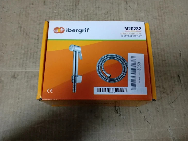 Ibergrif Bidet Sprayer Attachment Toilet UK Handheld Muslim Shower Chrome M20282