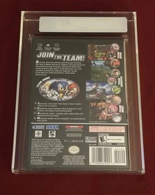 Sonic Heroes vga 80+ graded brand new