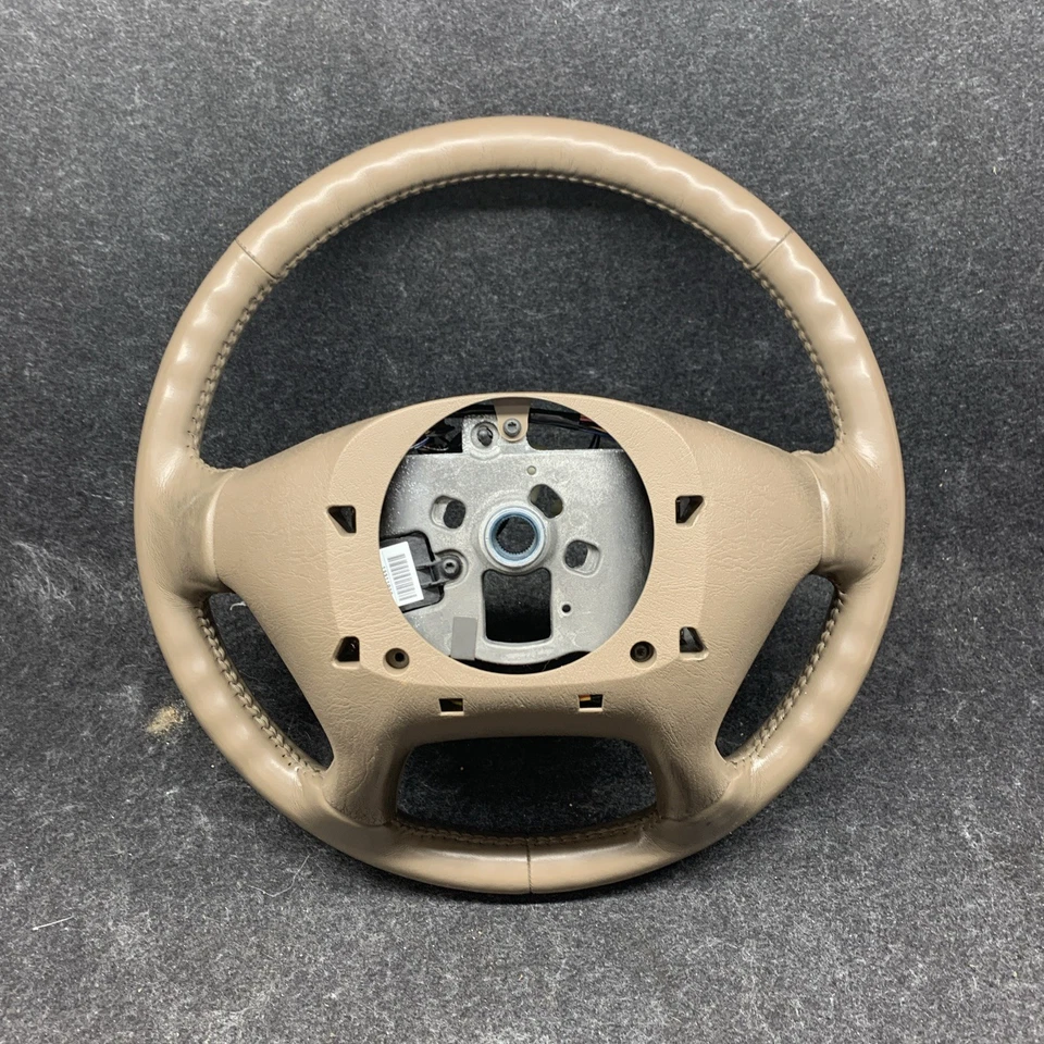 Volante compatible con 2000 2001 2002 2003 2004 2005 Cadillac Deville marrón Foto 2 de 2