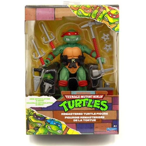 TMNT 1988 Retro Remastered Raphael 4.5-Inch Action Figure Playmates (2024)