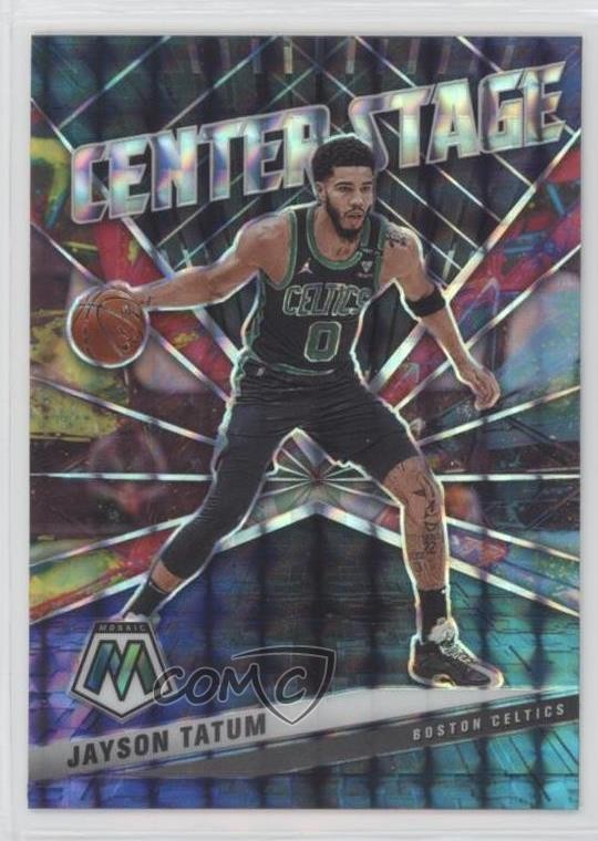 2020-21 Panini Mosaic Center Stage Jayson Tatum #29 5i5