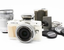 Exc 4 OLYMPUS PEN Lite E-PL7 Camera 14-42mm 40-150mm Lenses From JAPAN