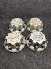 1999-10 Chevy Silverado Suburban Express 2500 3500 8 Lug Center Caps Oem Gm