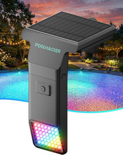 Solar Pool Lights for Inground above Ground Pool, 10-Color 4-Mode LED Pool Lig