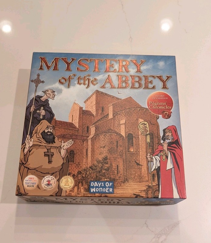 Mystery At The Abbey Board Game Award winner 2003 Days Of Wonder Played 1 time