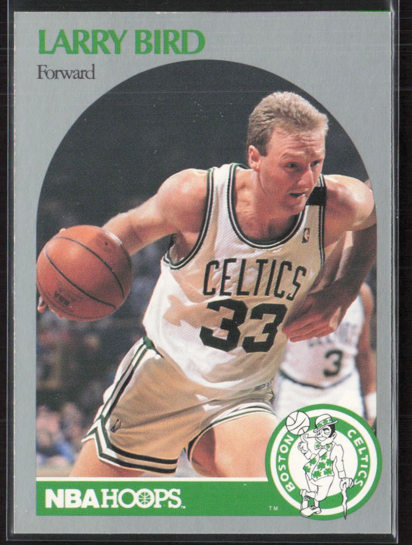 1990-91 Hoops #39 Larry Bird Boston Celtics (B3)