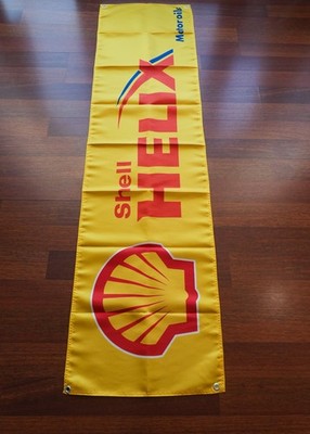 Shell Helix Motor Oils Racing Banner   180 × 45 cm (70.8  × 17.7 )