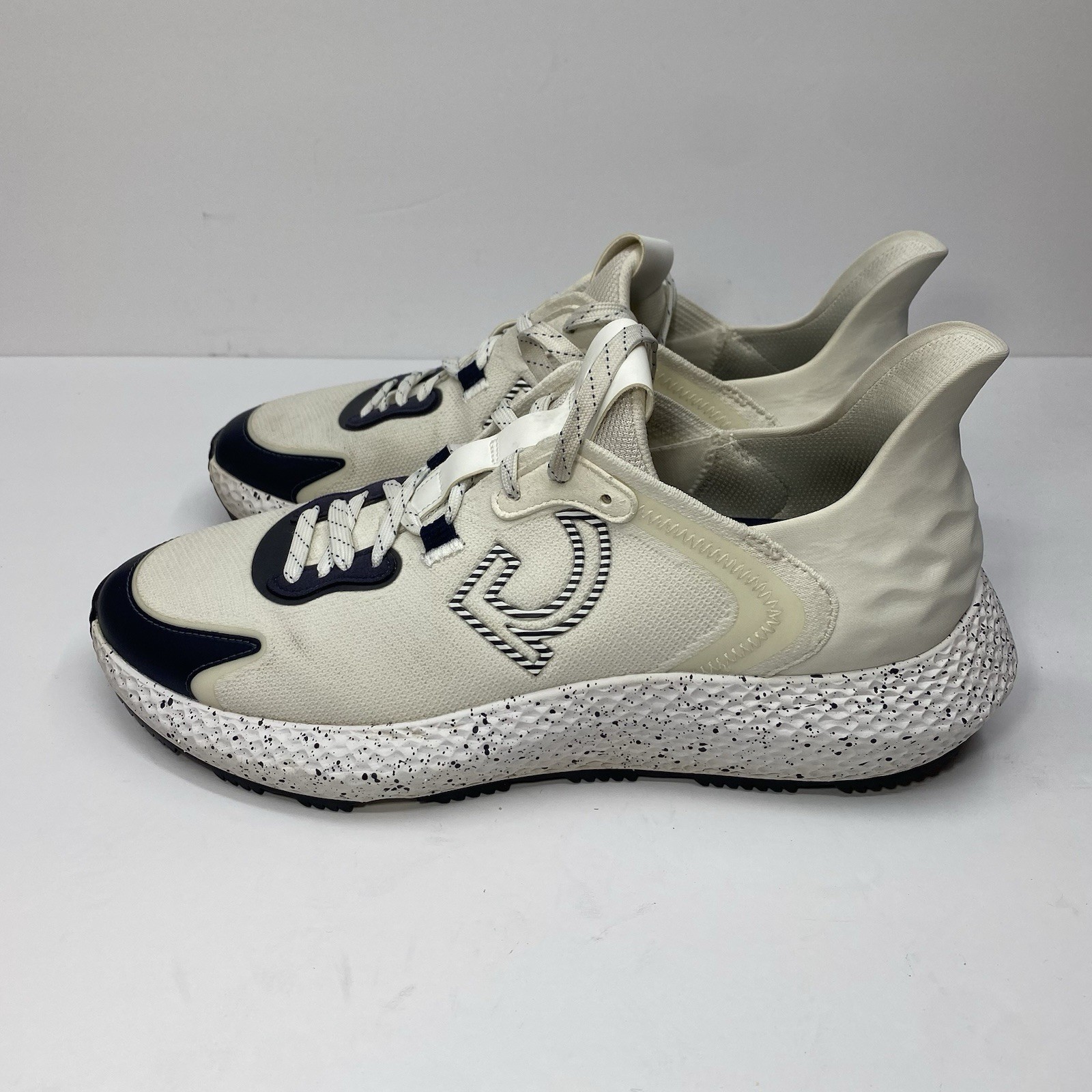 Mens 10.5 White Blue Mg4x2 Quarter G Cross Trainer Soft Spik