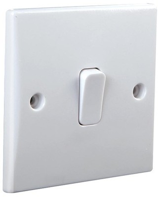PRO ELEC - 1 Gang, 2 Way Rounded Edge Wall Switch, 10AX, 250V