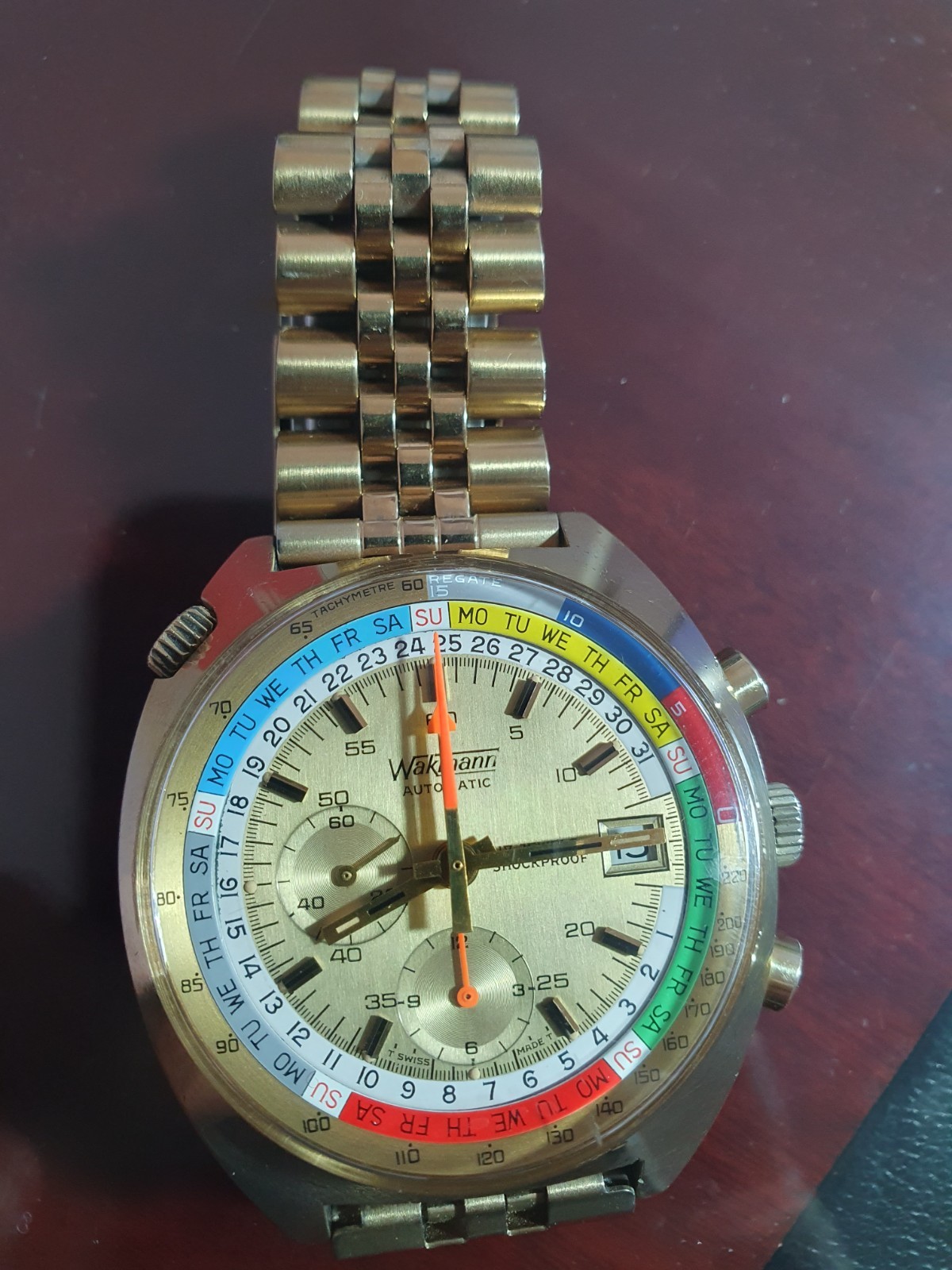 Wakmann Chronograph Regate yachting timer, Automa… - image 11