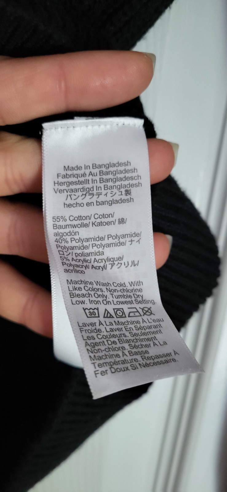 J.Crew Womens Black Solid Button Shoulder Pullove… - image 4