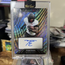 Tiyon Evans Wild Card Wildchrome Auto 3/3