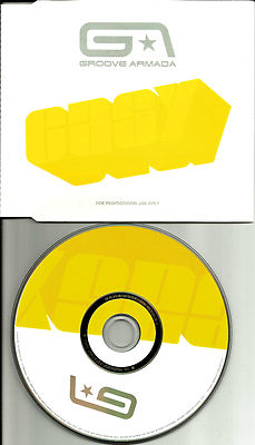 GROOVE ARMADA Easy 4TRX w/RARE MIXES & DUB & EDIT EUROPE made PROMO DJ CD single
