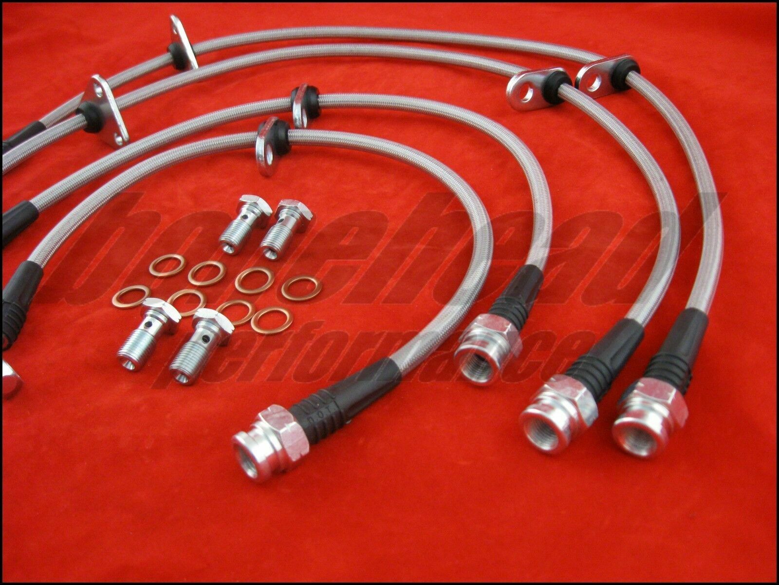 TechnaFit Stainless Steel Braided Brake Lines 19921995 Honda Civic Si HB eBay