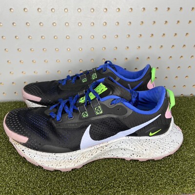 Nike Pegasus Trail 3 Womens Running Shoes Sneaker DA8698 002 Size 8.5 Black Pink
