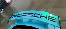 Custom GT3 Rear Wing Spoiler Decal for Porsche 911 2012-2019 991 991.2 GT3