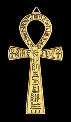 Wandrelief - Ägyptisches Anch Kreuz - Fantasy Wanddeko Ägypten  - Bild 1 von 3