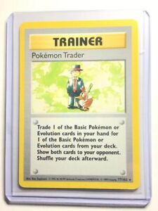 POKEMON TRADER - 77/102 - SHADOWLESS Base Set - Pokemon Card - EXC / NM |  eBay