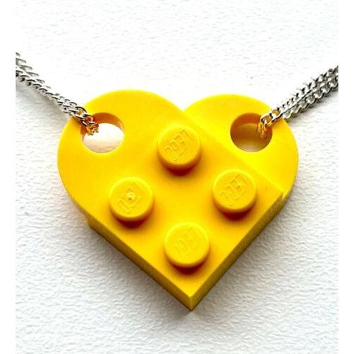 Lego Couple Necklace Pendant Set, 2 Necklaces, BFF, Valentine's Day Anniversary - Picture 25 of 26