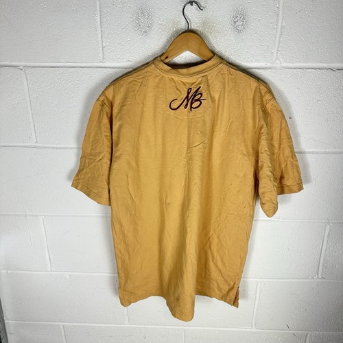 Vintage Makaveli Shirt Mens Large Orange Tupac Shakur Hip Hop Rap Tee 90s Y2K - Picture 7 of 14