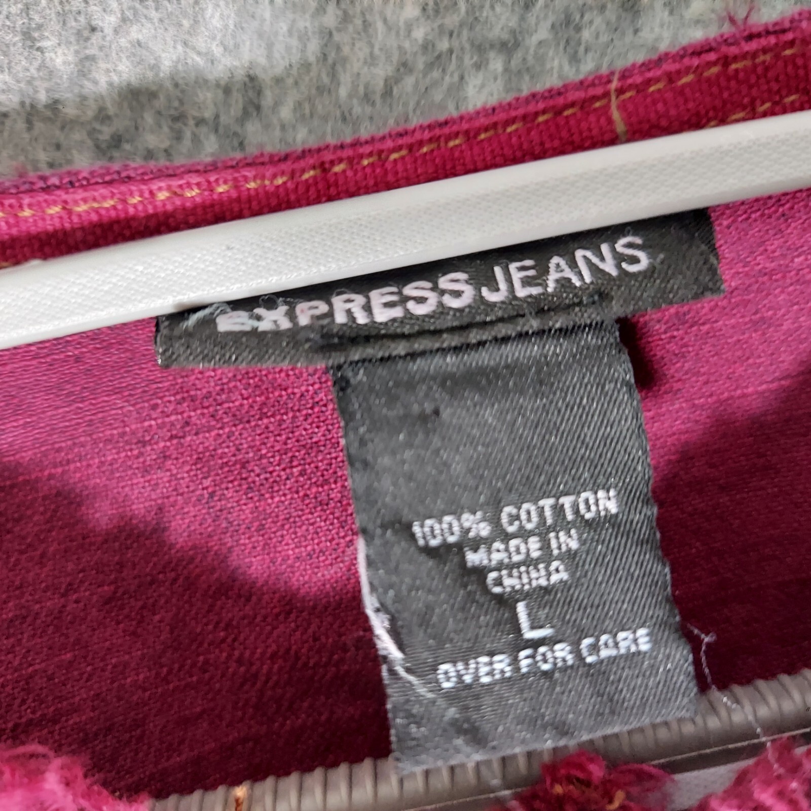 Express Denim Jacket L Metallic Patchwork Embroid… - image 6