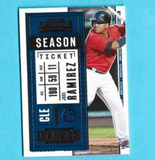 2020 Jose Ramirez Panini Contenders Season Ticket #96